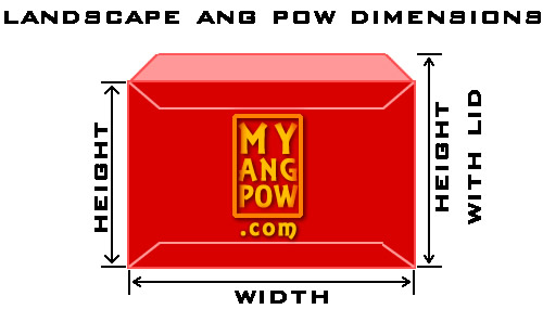 the parameters of a landscape format ang pow